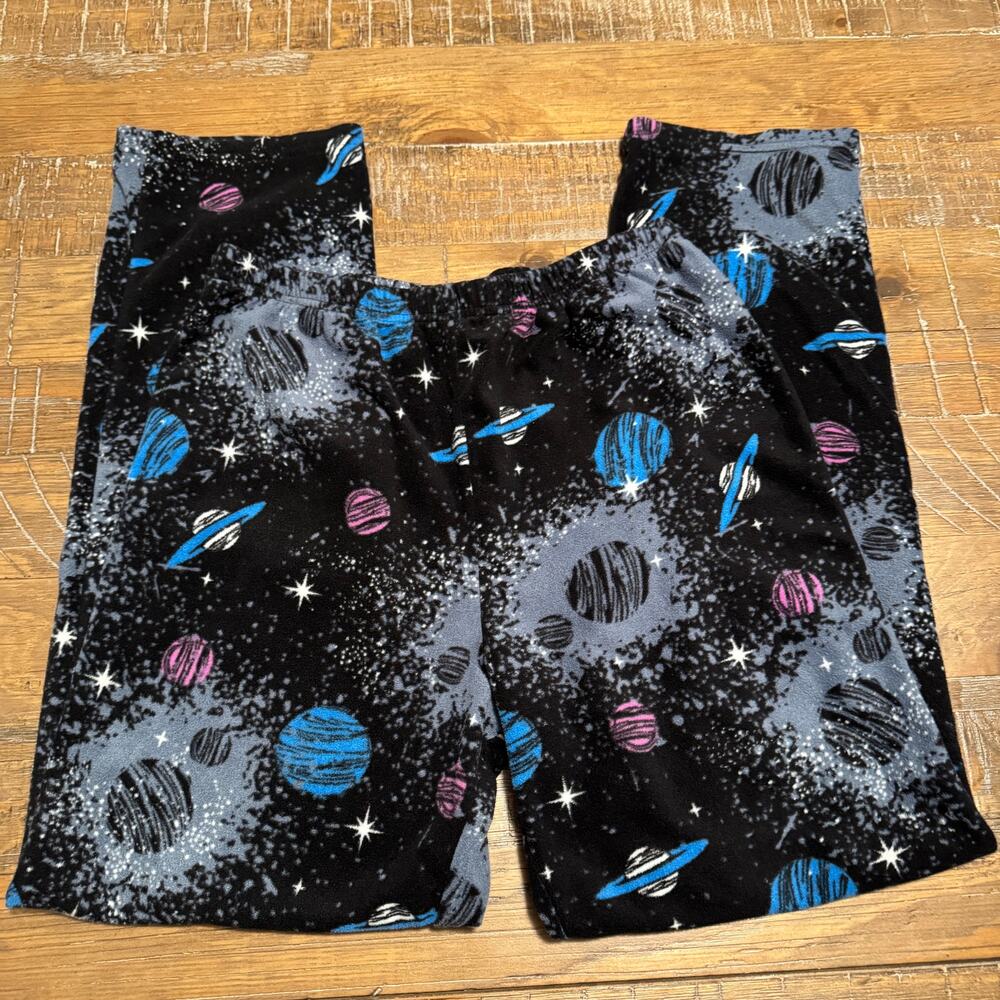 Galaxy Print Wonder Nation Sleep Pants Pajama Microfleece XXL 18 Lounge